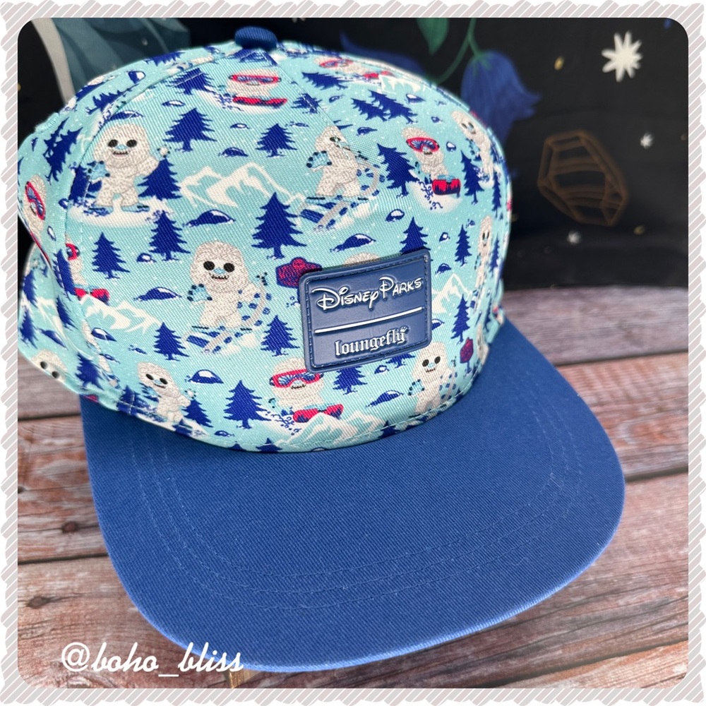 LOUNGEFLY | Disney Parks Yeti Blue Baseball Cap NWT